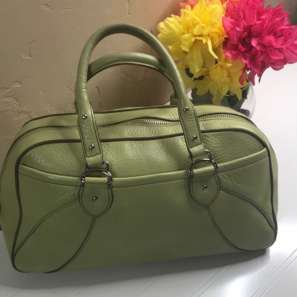 Cole Haan Handbags - Cole Haan Light Green Leather Bag